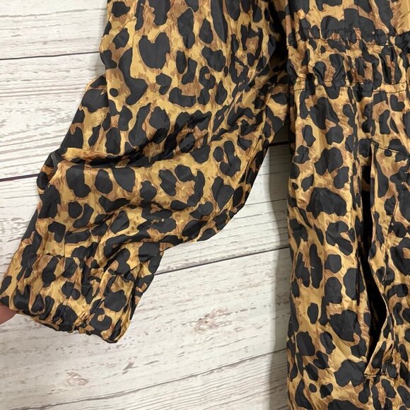 Ci Sono LA Outerwear Leopard Print Rain Jacket Large - Picture 5 of 7